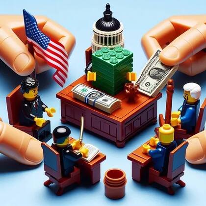 De acuerdo al plan, las negociaciones para comprarle California a Trump se realizarían por los ejecutivos de Lego