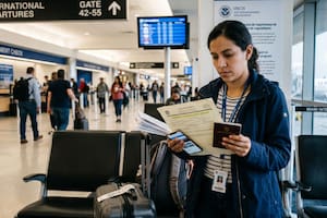 ¿Pueden los migrantes con ajuste en trámite salir del país?