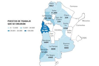 De acuerdo con estimaciones oficiales, las iniciativas aprobadas y en vías de aprobación podrían generar en total unos 144.737 empleos directos e indirectos