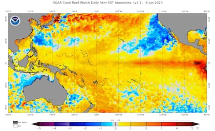 De acuerdo con la Oficina Nacional de Administración Oceánica y Atmosférica, el regreso de El Niño ya es oficial