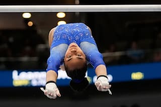 De aprendiz a líder: Hezly Rivera se corona campeona nacional de gimnasia en EEUU