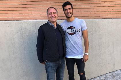 De ayer a hoy: Miguel y Mikel Merino, sonrisas más allá de Stuttgart.