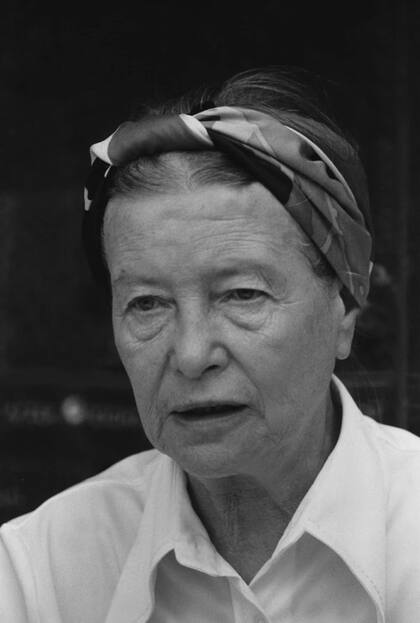 De Beauvoir se convirtió en una figura icónica del movimiento feminista.