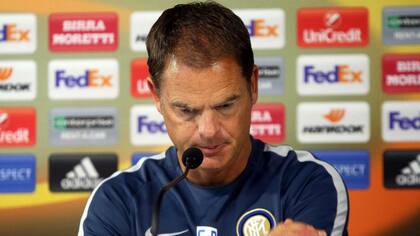 De Boer dejó de ser el entrenador de Inter