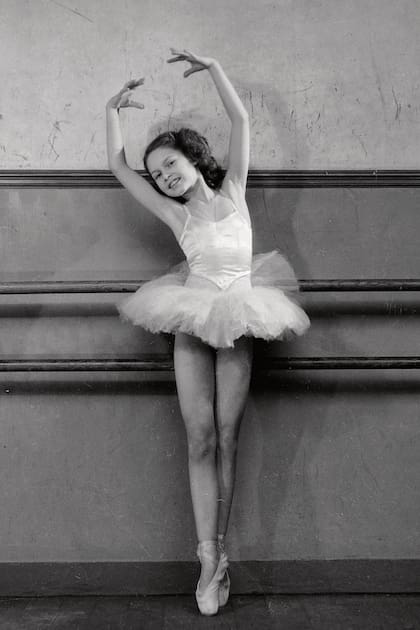 De chiquita estudió ballet, disciplina para la que tenía mucho talento