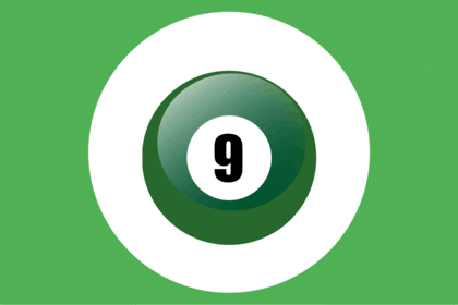 De color verde, la bola inicialmente presentada como un "9" en realidad es un "6"