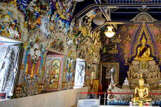 De Beckham al Che Guevara, figuras en el templo budista más moderno de Tailandia