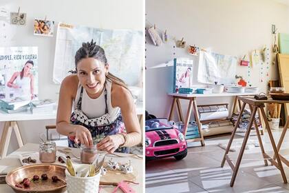 De fondo, Simple, rico y casero es su primer libro y salió el año pasado por Grijalbo. Cocina honesta y sin pretensiones. “No pretendo enseñar técnica, pero sí contagiar el entusiasmo por la cocina”, dice Tefi