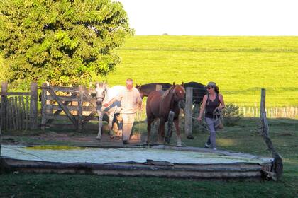 El matrimonio francés eligió Diamante, Entre Ríos, para jubilarse.