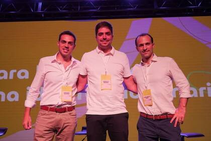 De izq. a der: Fernando Isa Pavía, Francisco Buchara y Juan Soria, socios de SF500