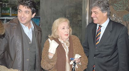 Ricardo Darín, China Zorrilla y el exembajador Francisco Bustillo