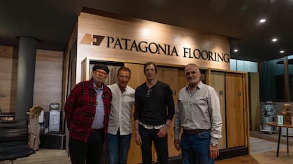 De izquierda a derecha: Francis Mallmann, Daniel Saramaga, Iván de Pineda y Raul Vertúa