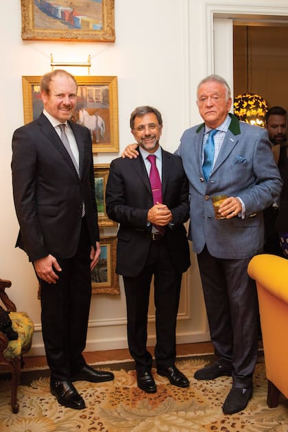 De izquierda a derecha: Juan Cavalieri, Claudio Stamato y Roberto Devorik.