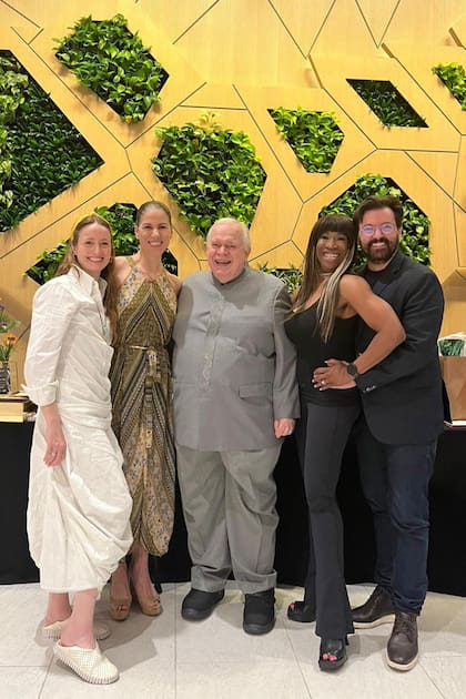 De izquierda a derecha: Julie Kent, Paloma Herrera, Ben Stevenson, Lauren Anderson y Angel Corella