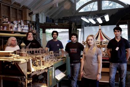 De izquierda a derecha: Zulema, Ricardo (senior), Gabriel, Ricardo (Junior), Gabriela y Gabriel