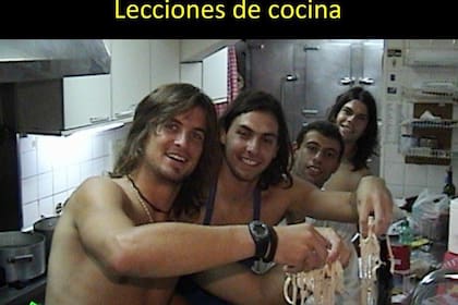 De juvenil, en la cocina de River con Costanzo, Lux y Mascherano