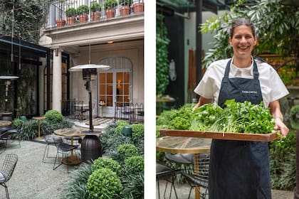 De la huerta a la mesa, con la premisa de km 0 y cultivos originales que hacen únicos a los platos de Casa Cavia