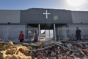 La historia del templo que, en minutos, el viento destruyó por completo