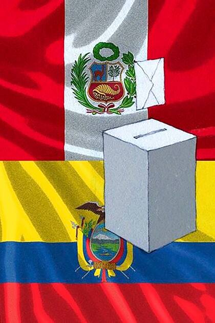Perú y Ecuador van a las urnas