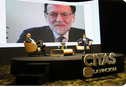 De la presentación del libro también participó el expresidente del gobierno español, Mariano Rajoy