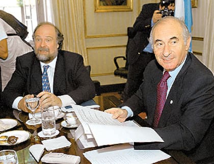 De la Rúa y Chrystian Colombo