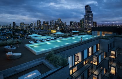 De las tres piscinas que tiene el proyecto, dos de ellas estarán intervenidas de forma artística