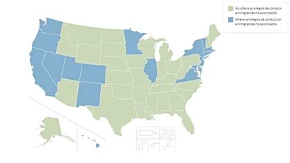 De los 19 estados que emiten algún tipo de permiso válido a indocumentados, solo seis otorgan ID estatal