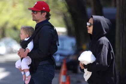 De paseo por Nueva York. Bradley Cooper, en familia