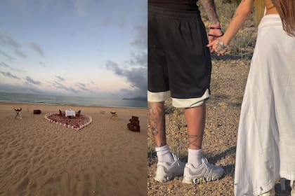 De Paul compartió las fotos filtradas meses atrás y reactivó los rumores de casamiento con Tini