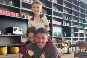 De Paul regresó al país para compartir con su hijo en el día de su cumpleaños (Foto: @rodridepaul)