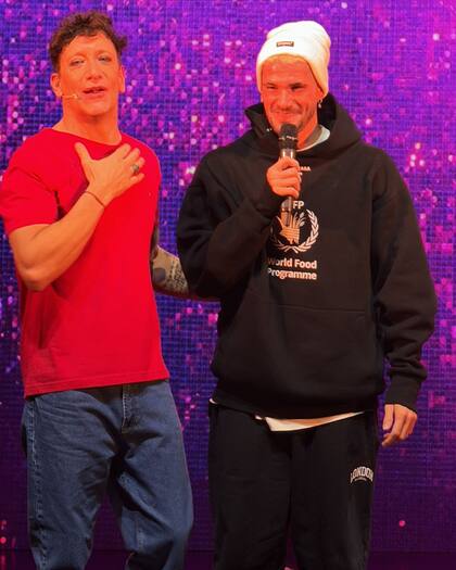 De Paul subió al escenario y fue ovacionado por el público (Foto: Instagram @nicovazquezok)