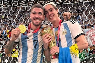 Fran Stoessel compartió una salida con Rodrigo De Paul en Buenos Aires: la foto