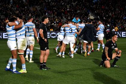 De rodillas: así terminaron los All Blacks frente a los Pumas