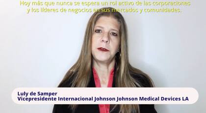 De Samper grabó un mensaje para los empresarios locales