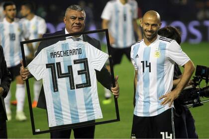 De San Lorenzo, Santa Fe, al récord de partidos en el seleccionado argentino: Javier Mascherano.