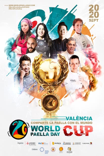 Los 8 chefs que participarán de la competencia para hacer la mejor paella