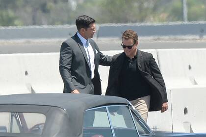 De vuelta al trabajo. Matt Damon, en pleno rodaje de la biopic Ford vs. Ferrari de James Mangold, co-protagonizada por Christian Bale