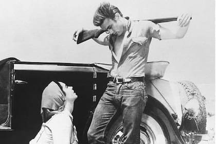 Dean y Taylor en Giant, donde nació su amistad