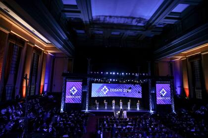 El salón de actos de la Facultad de Derecho de la UBA