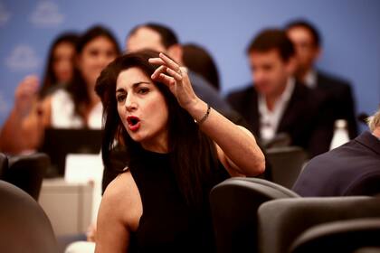 Debate en Diputados sobre la “ley ómnibus” con las presencia del ministro del Interior Guillermo Francos. Reacciones durante un acalorado cruce entre Francos y Santoro