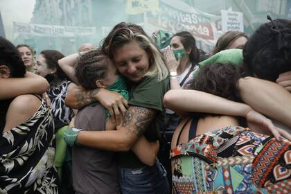 Así celebraba el ala verde la media sanción en Diputados