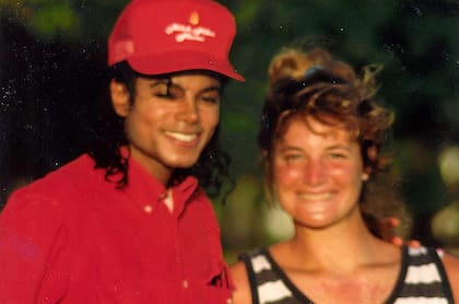 Debbie Rowe junto a Jackson