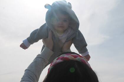 Debbie y su hija Julieta. 21 meses de lactancia #YoDoyLaTeta