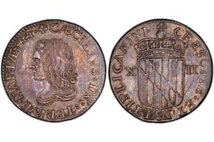 “Lord Baltimore”: la moneda colonial estadounidense que puede convertirse en una joya de US$126.500