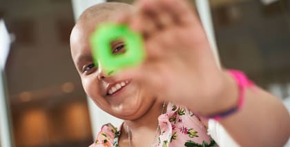 Debió soportar muchos momentos complicados, pero Mía nunca dejó de sonreír.