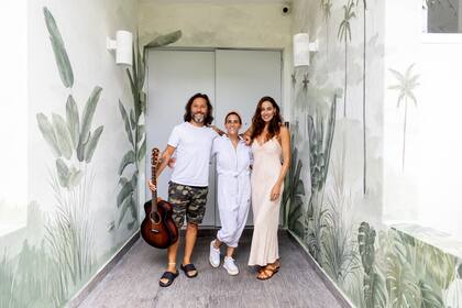 Débora Bello fue quien la contactó para encargarle el mural de la casa que compartían con Diego Torres y su hija en Miami