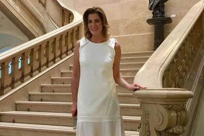 Débora Pérez Volpin cuando asumió su banca de diputada