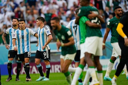 Debut  y derrota de la selección Argentina ante Arabia Saudita en Doha, Qatar 2022Estadio Lusail