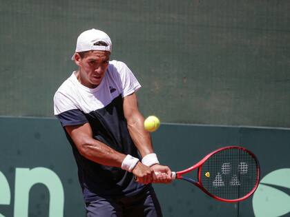 Debutante: Sebastián Báez, a los 21 años y en su mejor momento, será parte de la Copa Davis por primera vez.