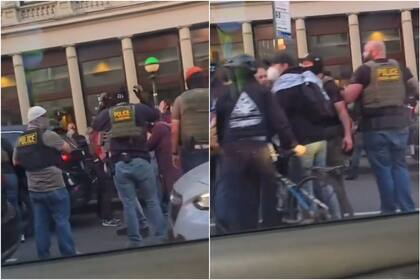 Decenas de neoyorkinos se congregaron para protestar contra las detenciones